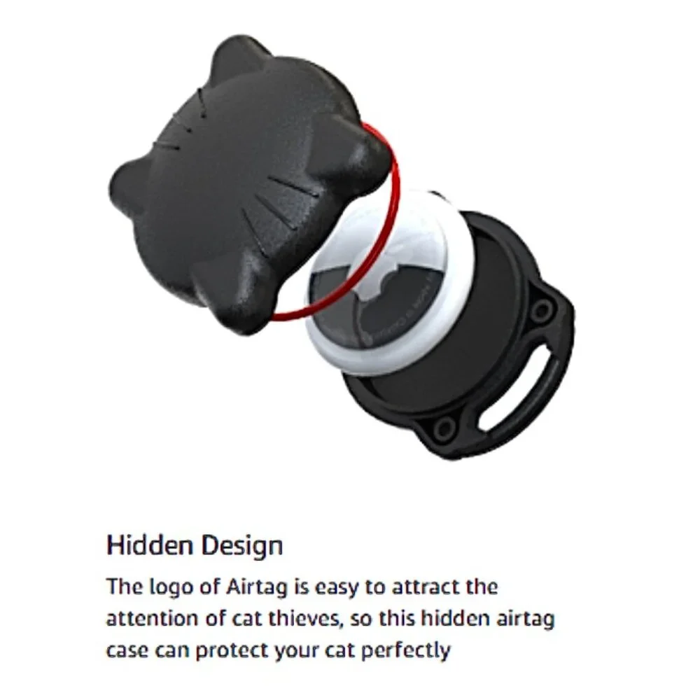 Waterproof Air Tag Cat Collar with BELLS * NWT